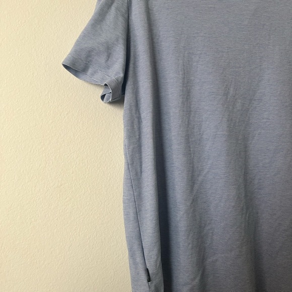 Blue Striped Calvin Klein Polo - Picture 2 of 6